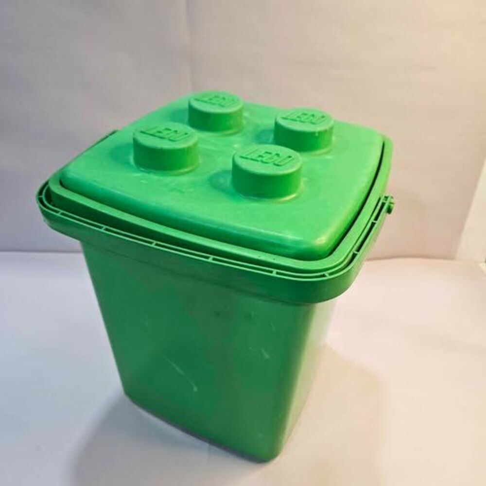 LEGO Duplo Green Storage Bucket with Assorted Bricks